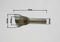 Shark Performance  dB-Absorber LA Ø20 mm Schraube innen/oben