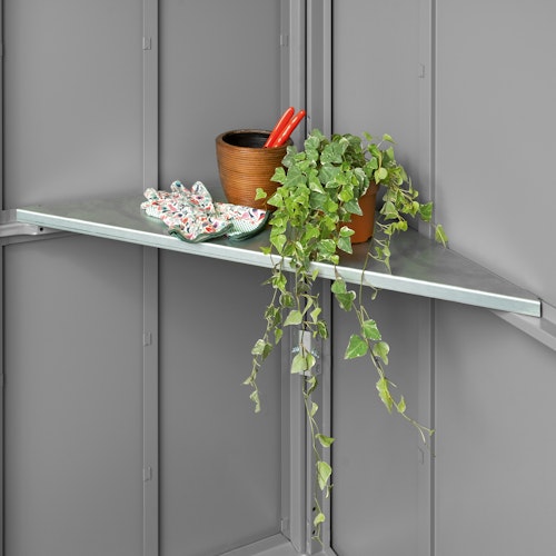 Wolff Finnhaus Eckregal für Gerätehaus Fascinato