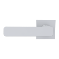 Griffwerk VAYA 265 MINIMAL MODERN fast2fix  Fast2Fix Rosetten eckig smart2lock L Seidenweiß