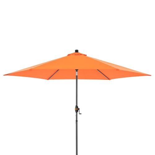 doppler Mittelmastschirm myZONE 305 Auto Tilt, Aluminium Anthrazit / 100 % Polyester 180 g/m²