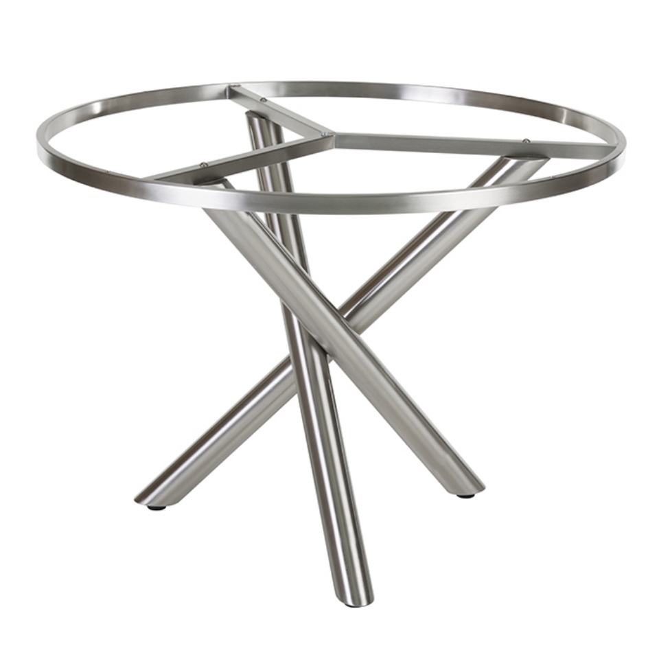 Diamond Garden Tischgestell SAN MARINO Ø 100 cm rund, Edelstahl