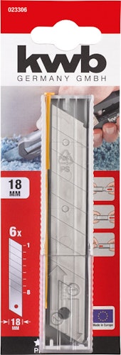 kwb 6 Abbrechklingen 18mm Spend. 23306