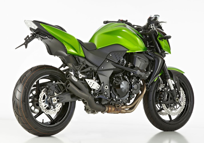 HURRIC SLIP-ON Schalldämpfer Pro 2 Edelstahl beschichtet für KAWASAKI Z750R