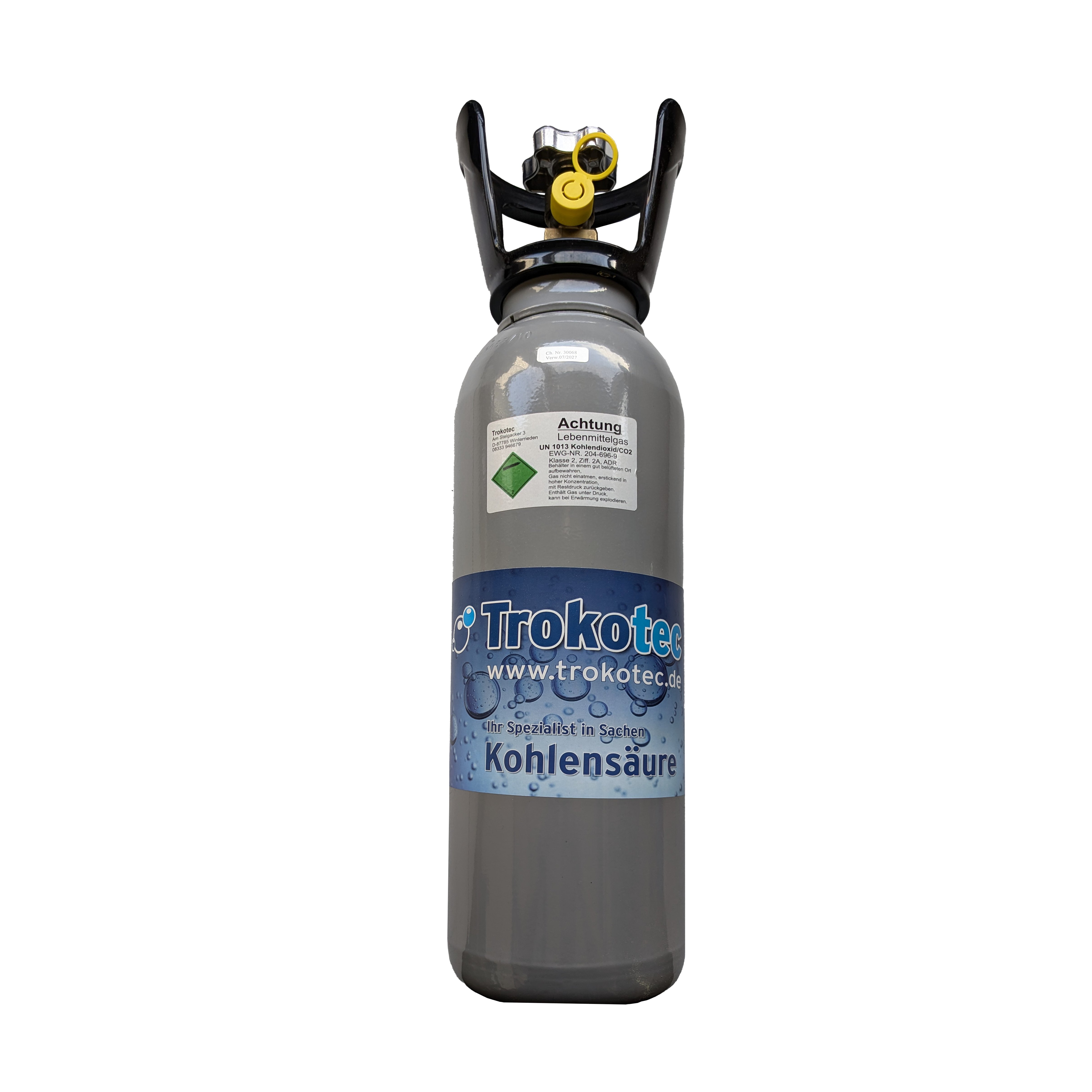 Trokotec CO2 Flasche 3,8kg classic Austauschpaket