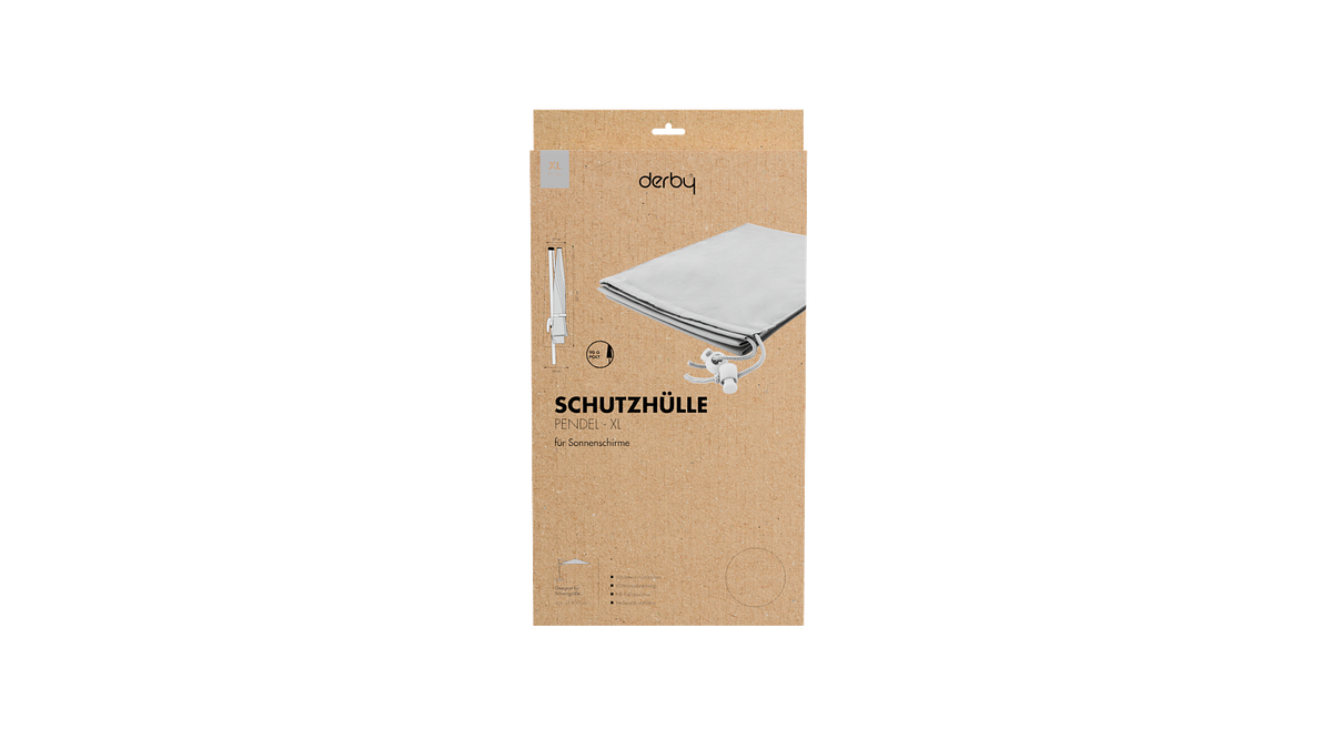 Derby Schutzhülle Pendel XL, 100 % Polyester 90 g/m² Hellgrau