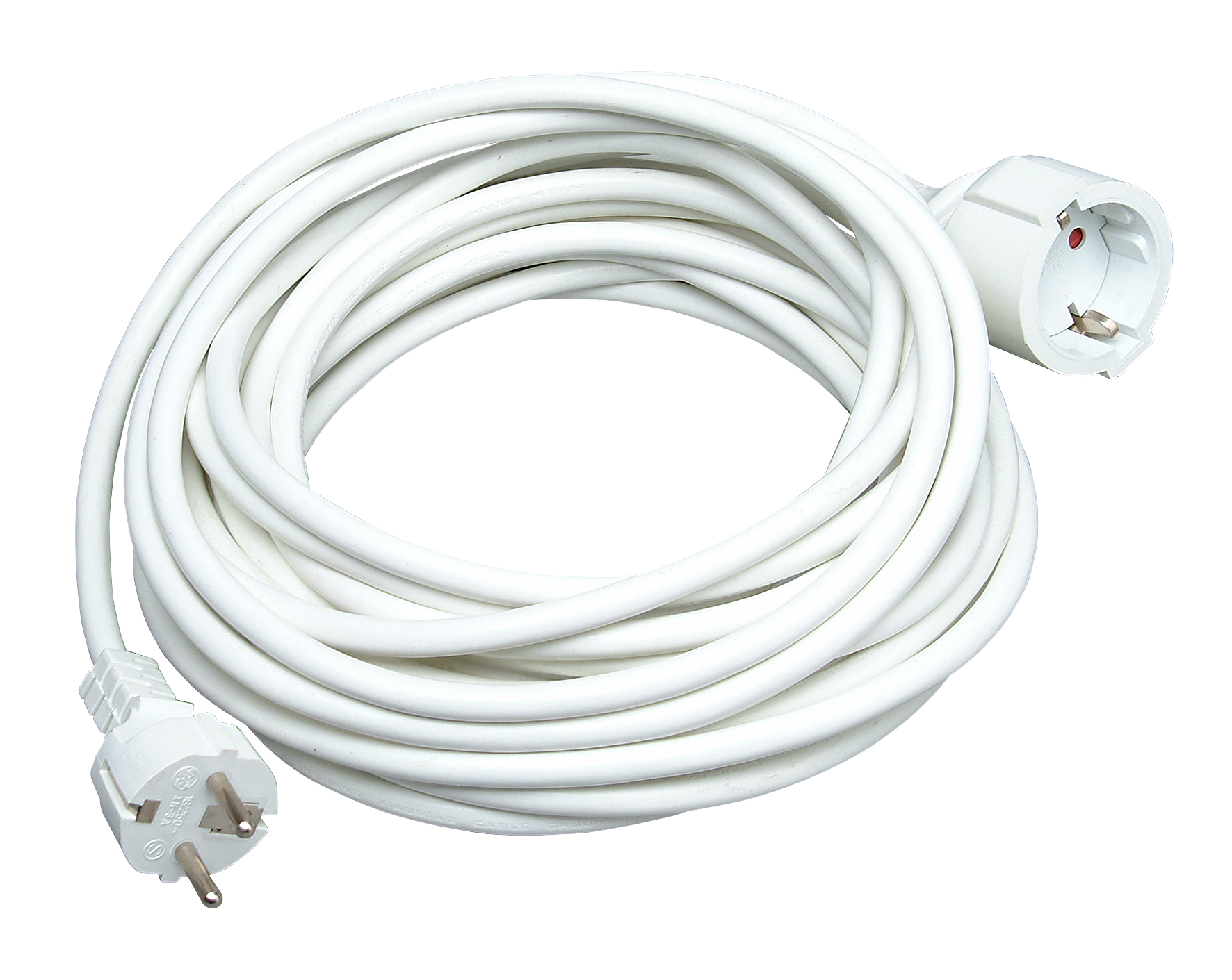 Kopp Schutzkontaktverlängerung 10m, weiß