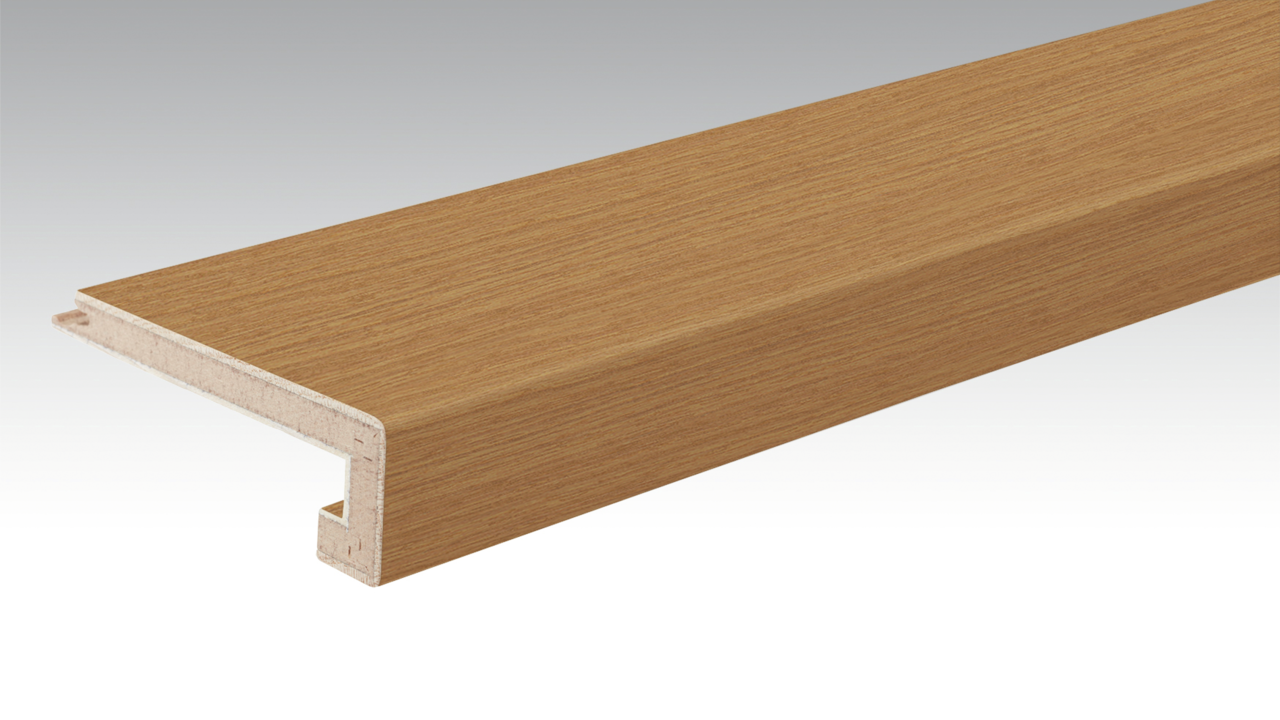 MEISTER Treppenkante Parkett U-Profil 2150 x 13 mm 9027 Eiche authentic Optik angeräuchert naturgeölt