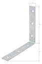 Vorschaubild Alberts® Stuhlwinkel, sendzimirverzinkt, TxHxB 125x125x22 mm 332402