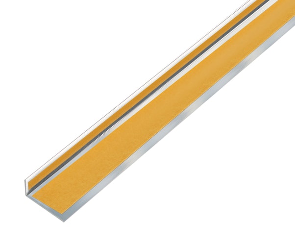 Alberts® Winkelprofil selbstklebend, Alu, 20x10mm, Länge 1m