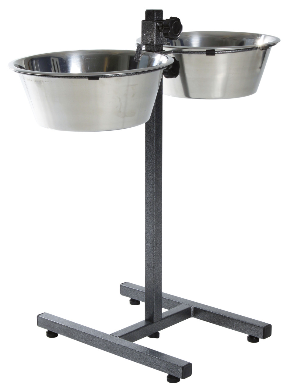 TRIXIE Hundebar mit 2 Edelstahlnäpfen 4,5l/Ø28cm