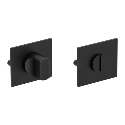 Griffwerk FRAME | DESIGN MANUFAKTUR ROSETTE -Graphitschwarz Rosettenpaar eckig -Prontofix -WC