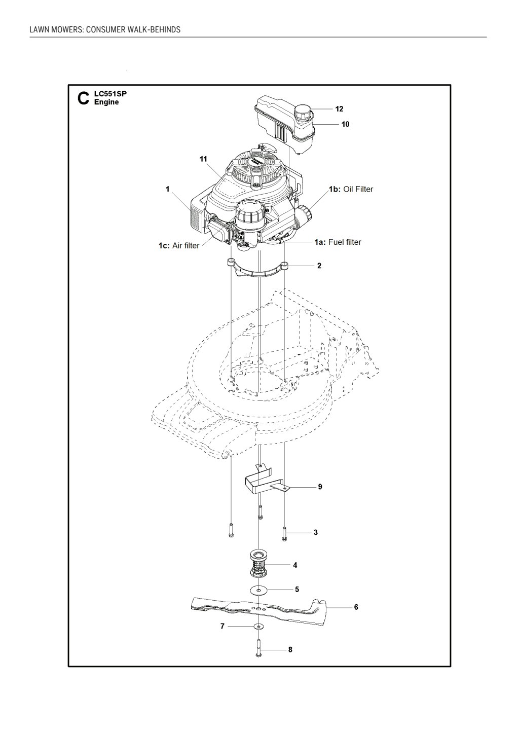 Explosionszeichnung Ersatzteile