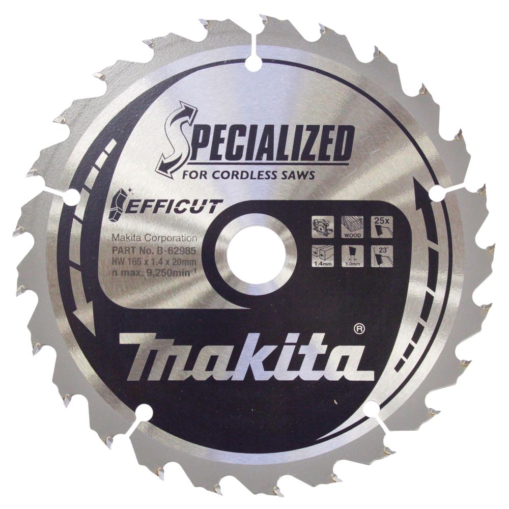 Makita B-62985 Specialized Sägeblatt 165x20x25Z - Image 6