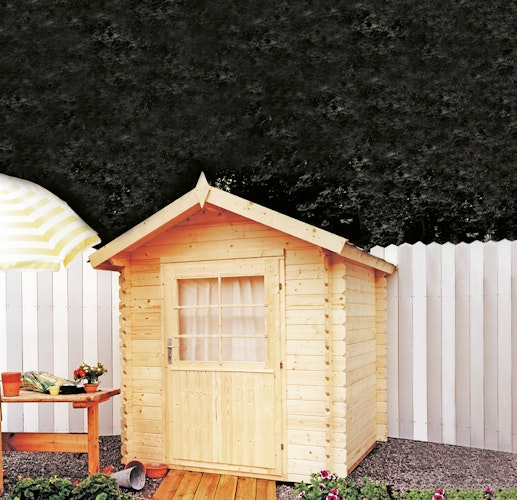 Wolff Finnhaus Blockbohlenhaus Max 28