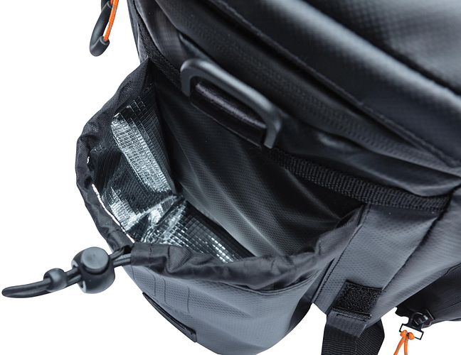 Basil Miles XL Pro Gepäckträgertasche schwarz orange