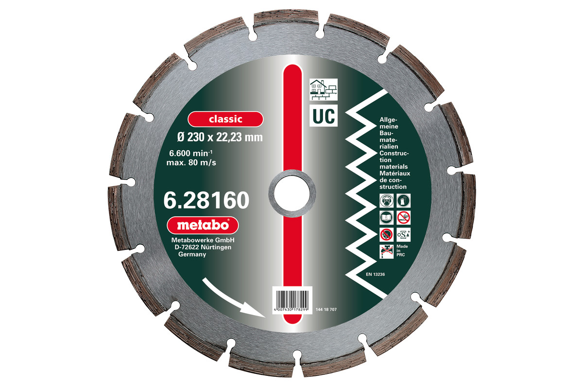 Metabo Diamant-Trennscheibe,350 x 3,2 x 20,0/25,4mm"classic""UC"Universal