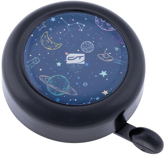 CONTEC Kinderklingel Kid-a-Ring schwarz-blau galaxy