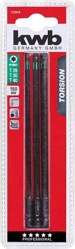 kwb 3 Bits 150mm T Set 2 Tors. SB 123244
