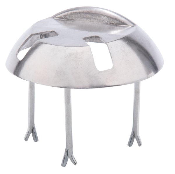 Alberts® Auflaufstütze Aluguss mit Langlöchern Durchmesser 205 mm Höhe 65 mm