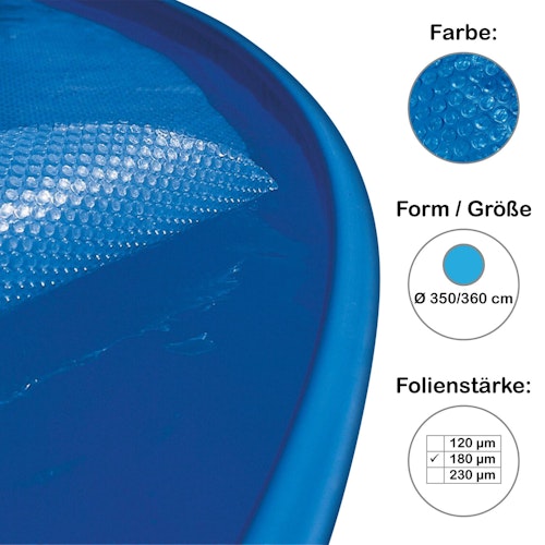 Summer Fun Standard-Solar-Abdeckung 350 bis 360 cm