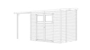 Bertilo Gerätehaus Amrum 2/3 Plus - 14 mm
