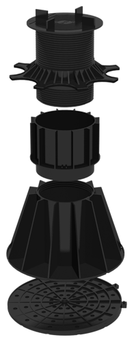 Nivo Verlängerungsstück 60mm für Bodenträger  (10 St.)