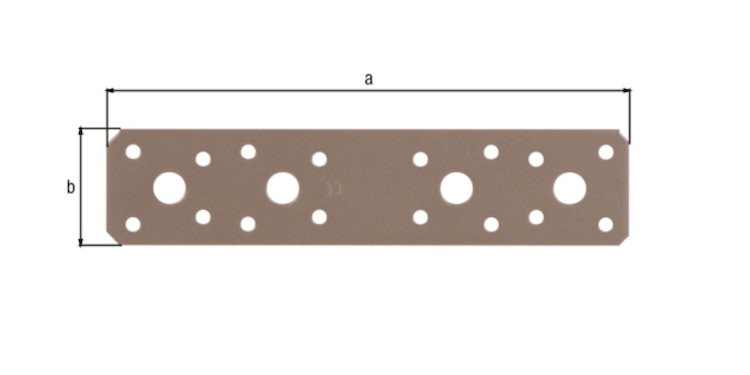 Alberts® DURAVIS® Flachverbinder 180x40x3mm