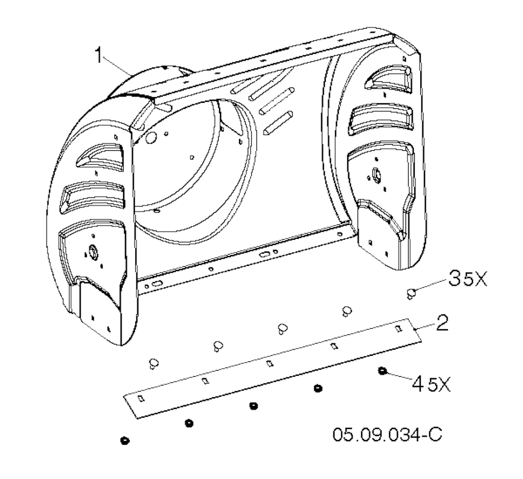 Explosionszeichnung Ersatzteile