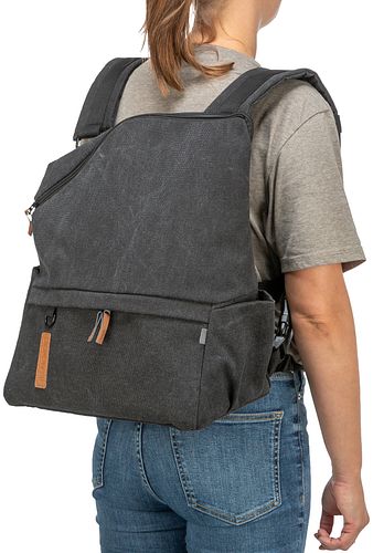 TRIXIE BE NORDIC Rucksack Bjorn, 35 × 40 × 20 cm, schwarz