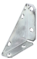 Alberts® Eckplatte, sendzimirverzinkt, Schenkellängen 75 mm, Breite 105 mm 337261