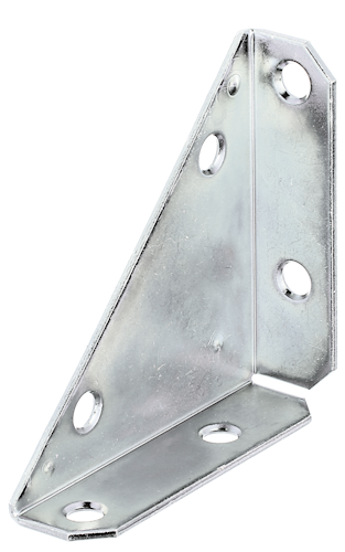 Alberts® Eckplatte, sendzimirverzinkt, Schenkellängen 75 mm, Breite 105 mm 337261