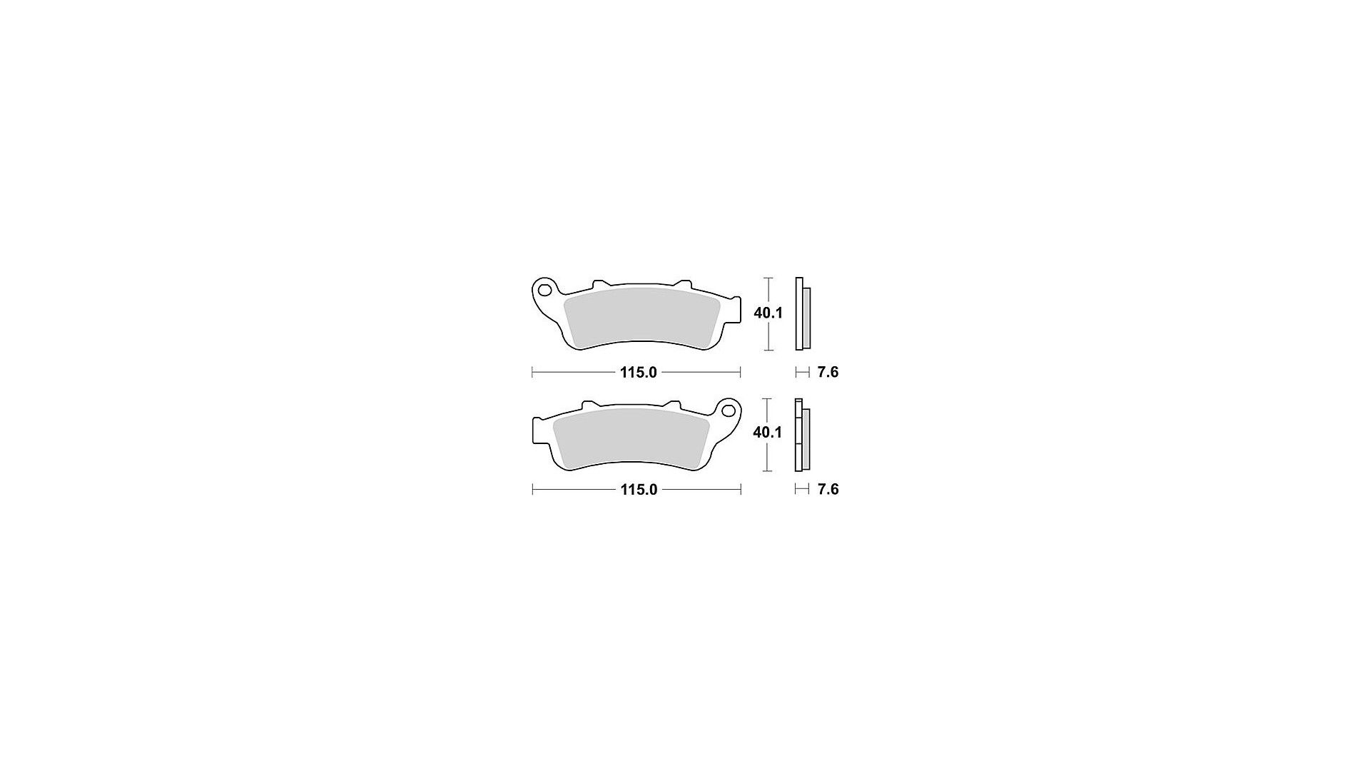 TRW Bremsbelag MCB 692 mit Zulassung