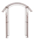 Vorschaubild Badeko Rosenbogen „Mannheim“ in Edelrostoptik
