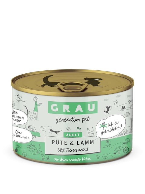 grau Katze 200 Gramm KatzennassfutterVorschaubild