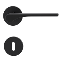 Griffwerk VAYA 261 LEAF LIGHT fast2fix Fast2Fix Rosetten rund Buntbart Graphitschwarz