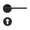 Vorschaubild Griffwerk Türgriff LEAF LIGHT SIEGER DESIGN - Samtgrau, Kaschmirgrau, Graphitschwarz