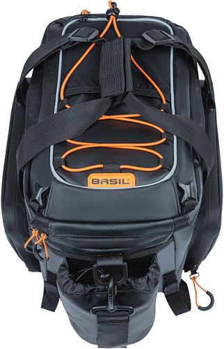 Basil Miles XL Pro Gepäckträgertasche schwarz orange