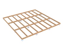 Palmako Fundamentrahmen 4,5x4,5 m (inkl. LogFoot)Zubehörbild