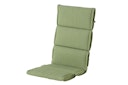 Hartman Hochlehner-Auflage CASUAL, 123 x 50 x 5 cm, 100 % Polyester Green - Abverkauf 