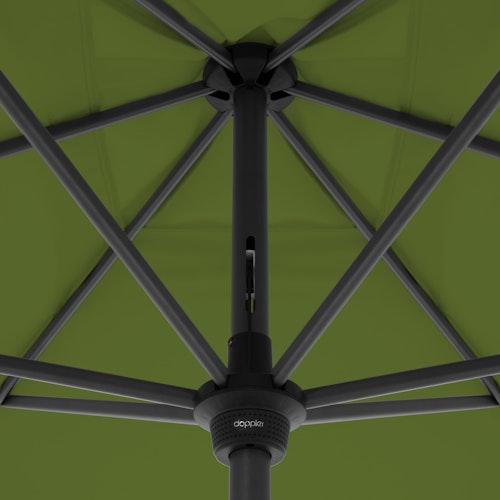 doppler Mittelmastschirm myZONE 300 x 200 Auto Tilt, Aluminium Anthrazit / 100 % Polyester 180 g/m²