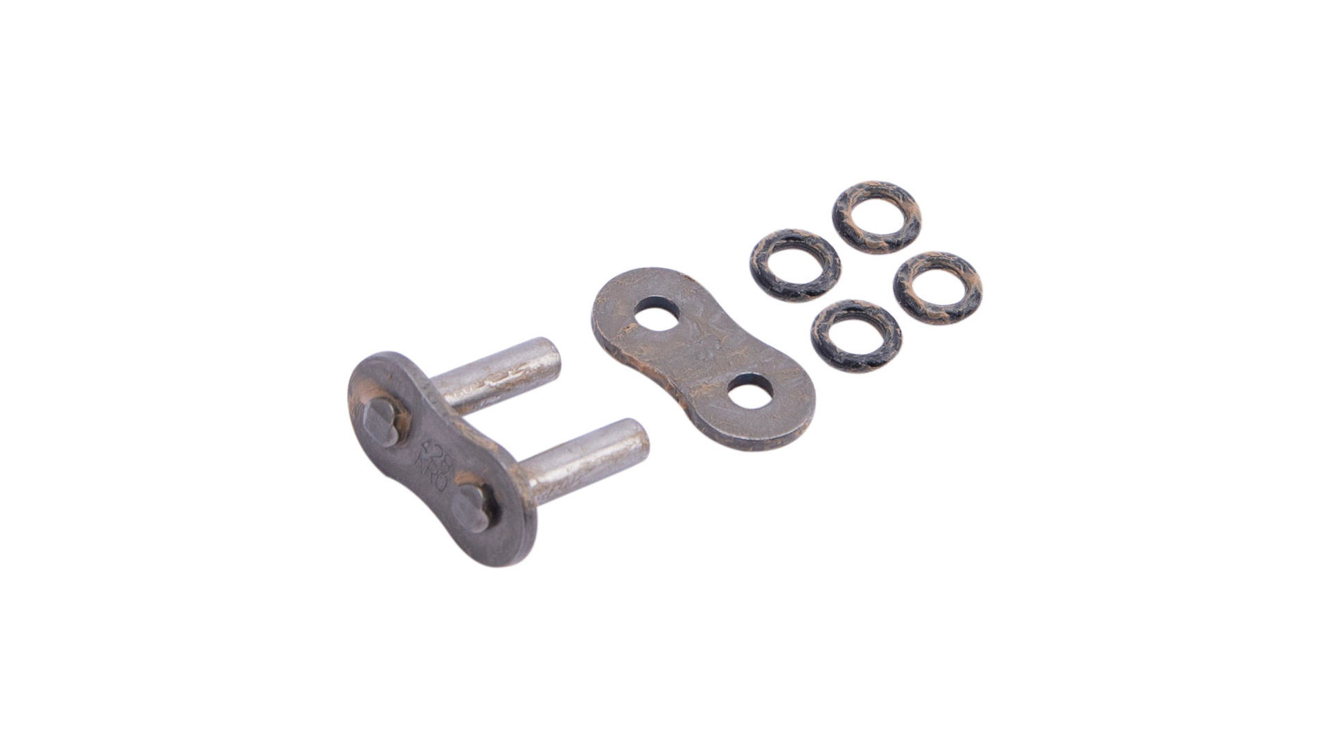 RK Kettenschloss Vollnietschloss, Kettenschloss "428KRO" Grau