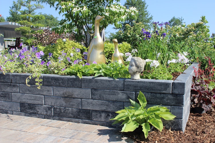 Diephaus Mauerstein LISCO PICO WEIß SCHWARZ 40/10/10 CM