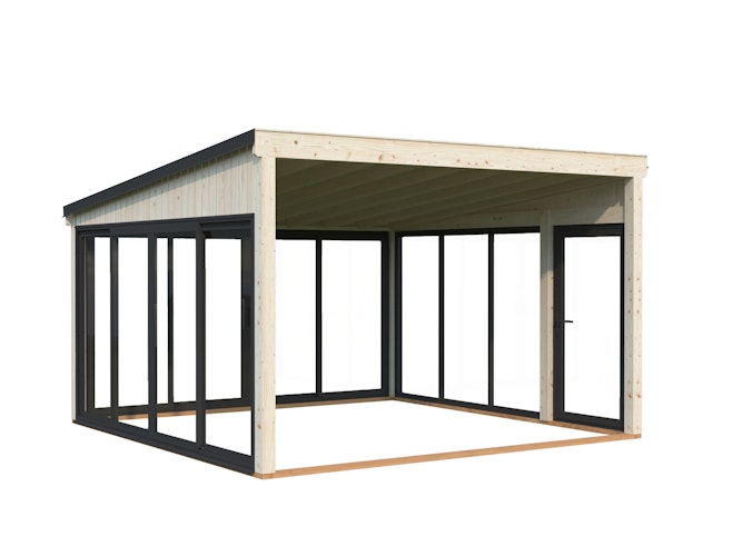 Palmako Glashaus Lumi 16,6 m² (Wintergartenanbau) - Slide