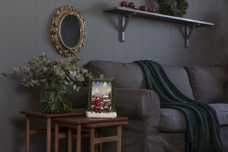 Konstsmide Weihnachtsbeleuchtung  LED Szenerie Malender Weihnachtsmann