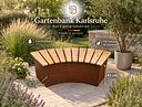 Vorschaubild Badeko Sitzbank „Modell Karlsruhe“ 125 cm in Edelrostoptik