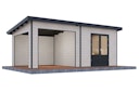 Wolff Finnhaus WPC Gartenhaus Tona 6030 - 28 mm
