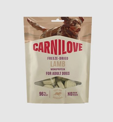 Carnilove Freeze Dried 10 x 60g Hundesnack