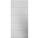 Vorschaubild Griffwerk Glasdrehtür LINES FOUR 503 teilmattiert mit 4 Streifen, Grünglas/Weißglas, ESG/VSG, Studio/Office