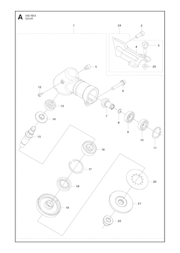 Husqvarna Motorsensen/Freischneider 20182200001 543RBX