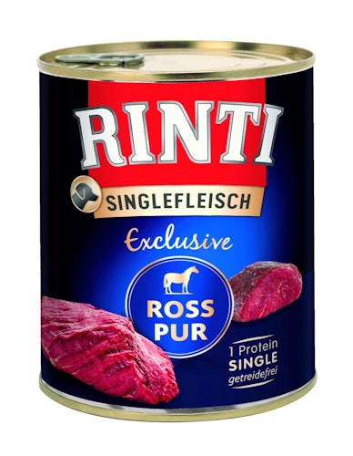 RINTI Singlefleisch Exclusive 800g Dose Hundenassfutter